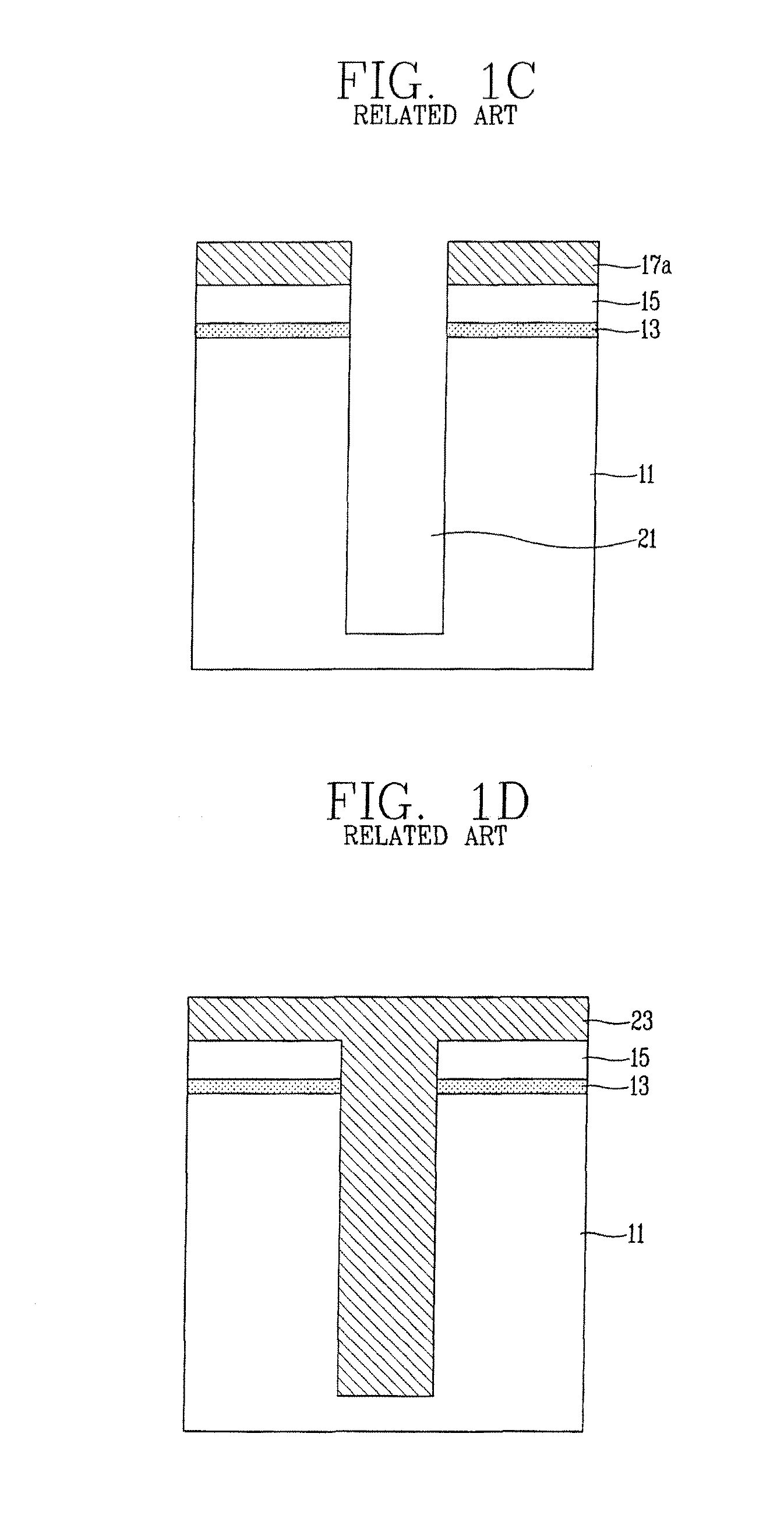 Element isolation structure of semiconductor and method for forming the same