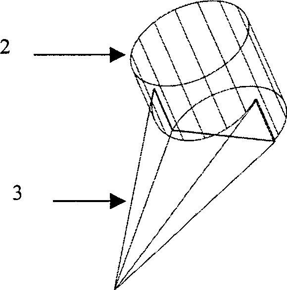 Full embedding bed deep lamellar cornea grafting composite instrument