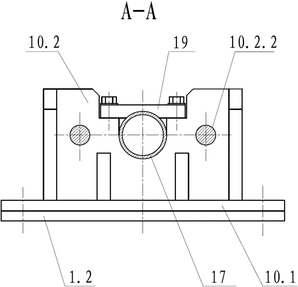 Blocking mechanism simulation force measuring apparatus