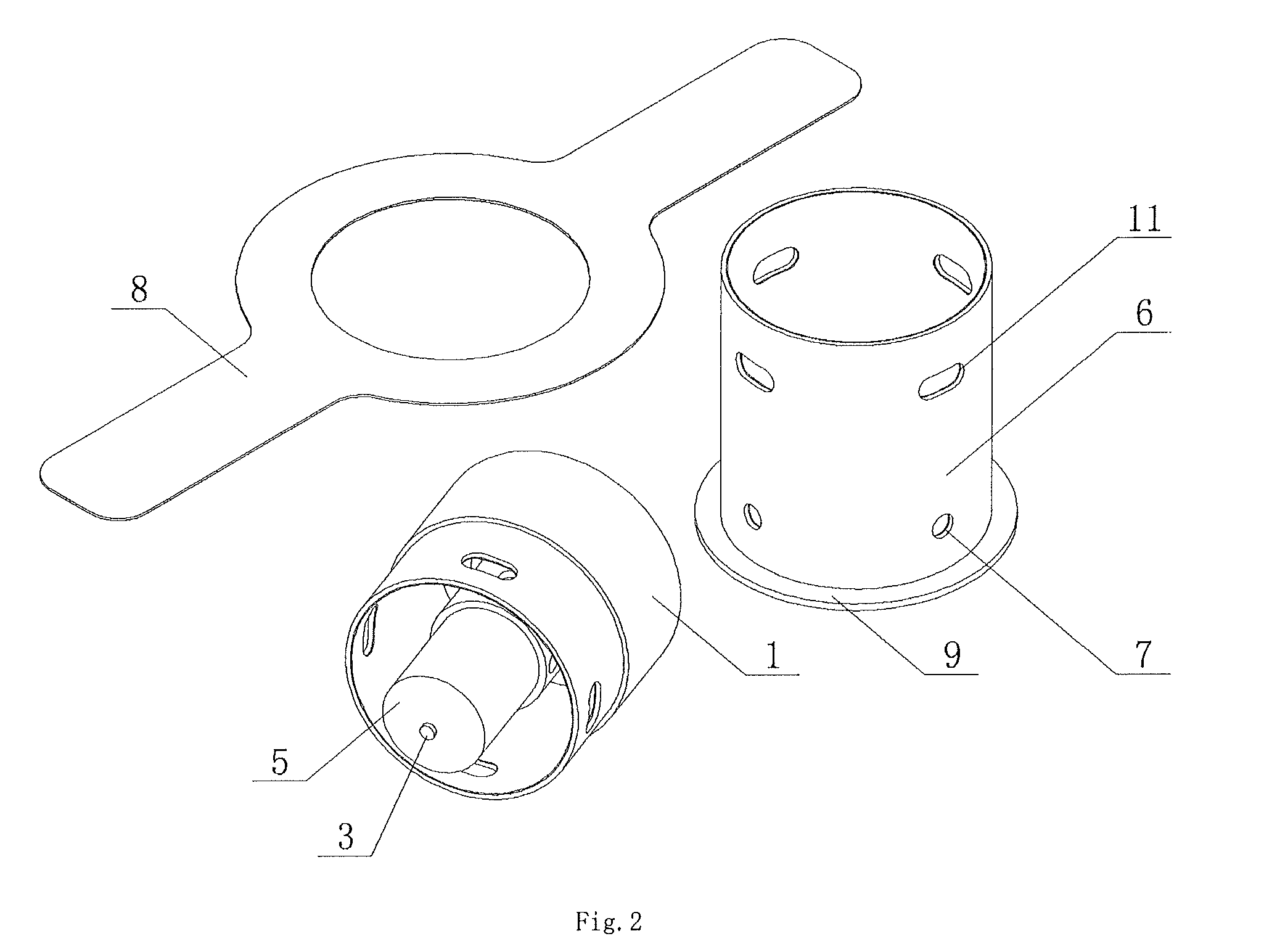 Magnetic moxibustion device