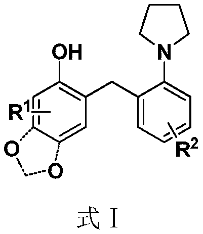 A kind of benzylation synthetic method of phenolic compound