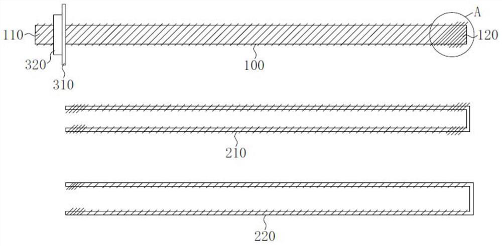 Graded tensile anchor rod and supporting system