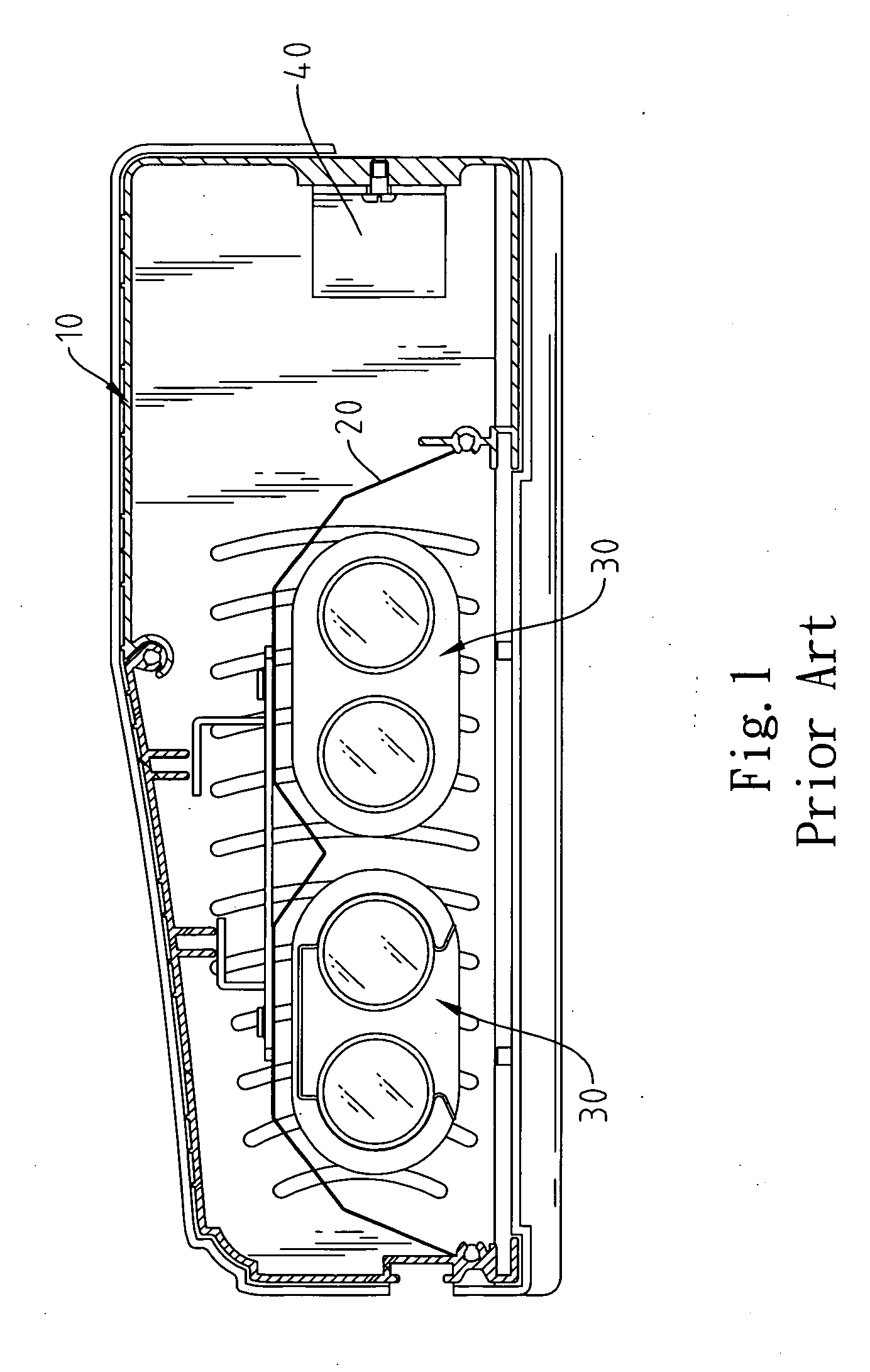 Modular ballasts of aquarium