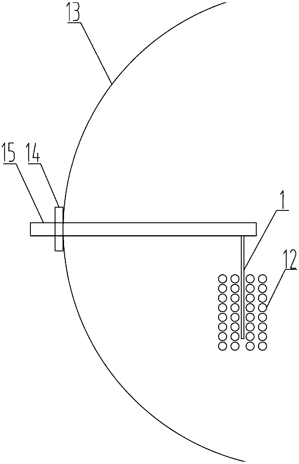 Probe structure capable of being used for intertubular automatic video inspection of steam generator