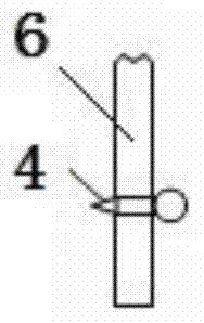 Portable ultrasonic probe auxiliary rod