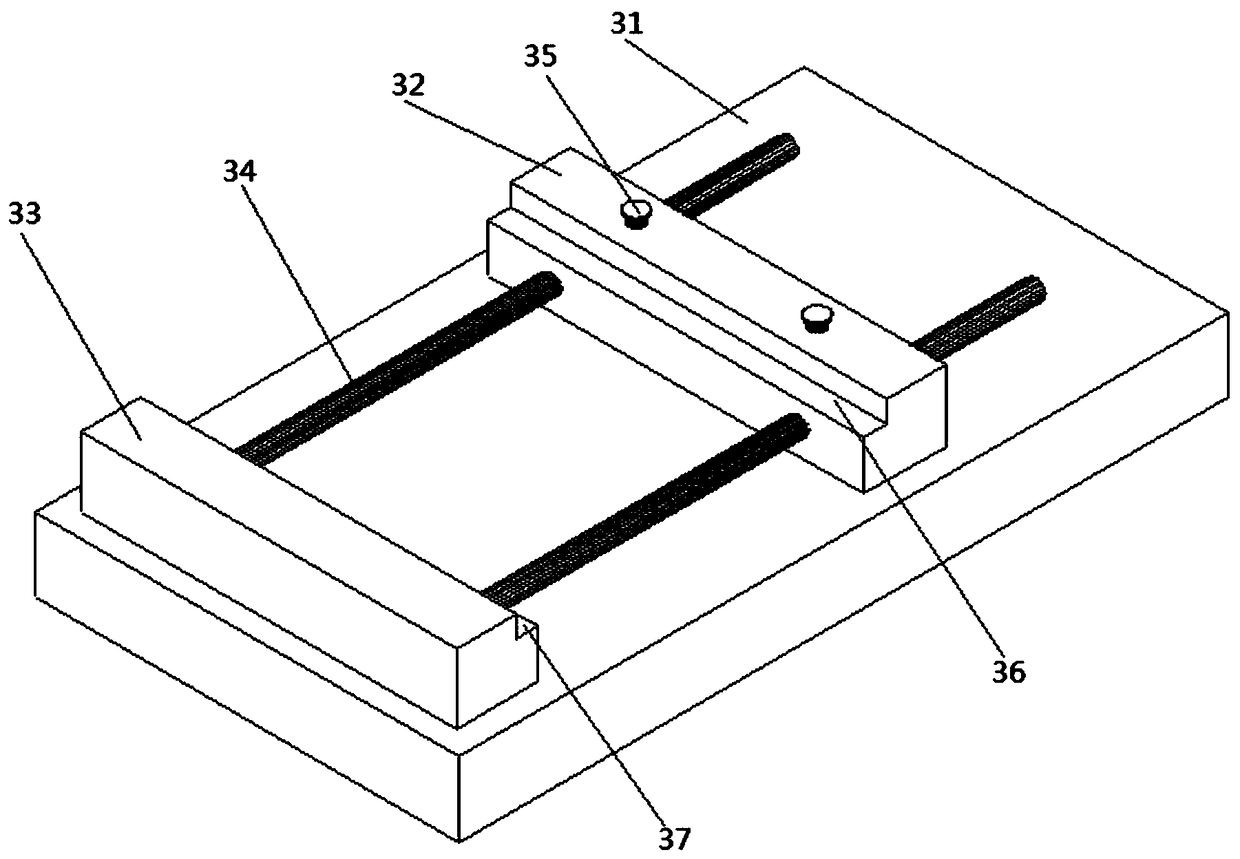 Rapid lens size detection jig