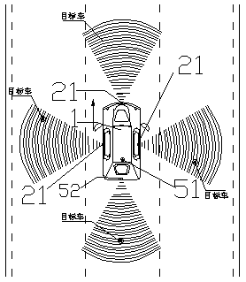 Automobile rear-end collision prevention radar system