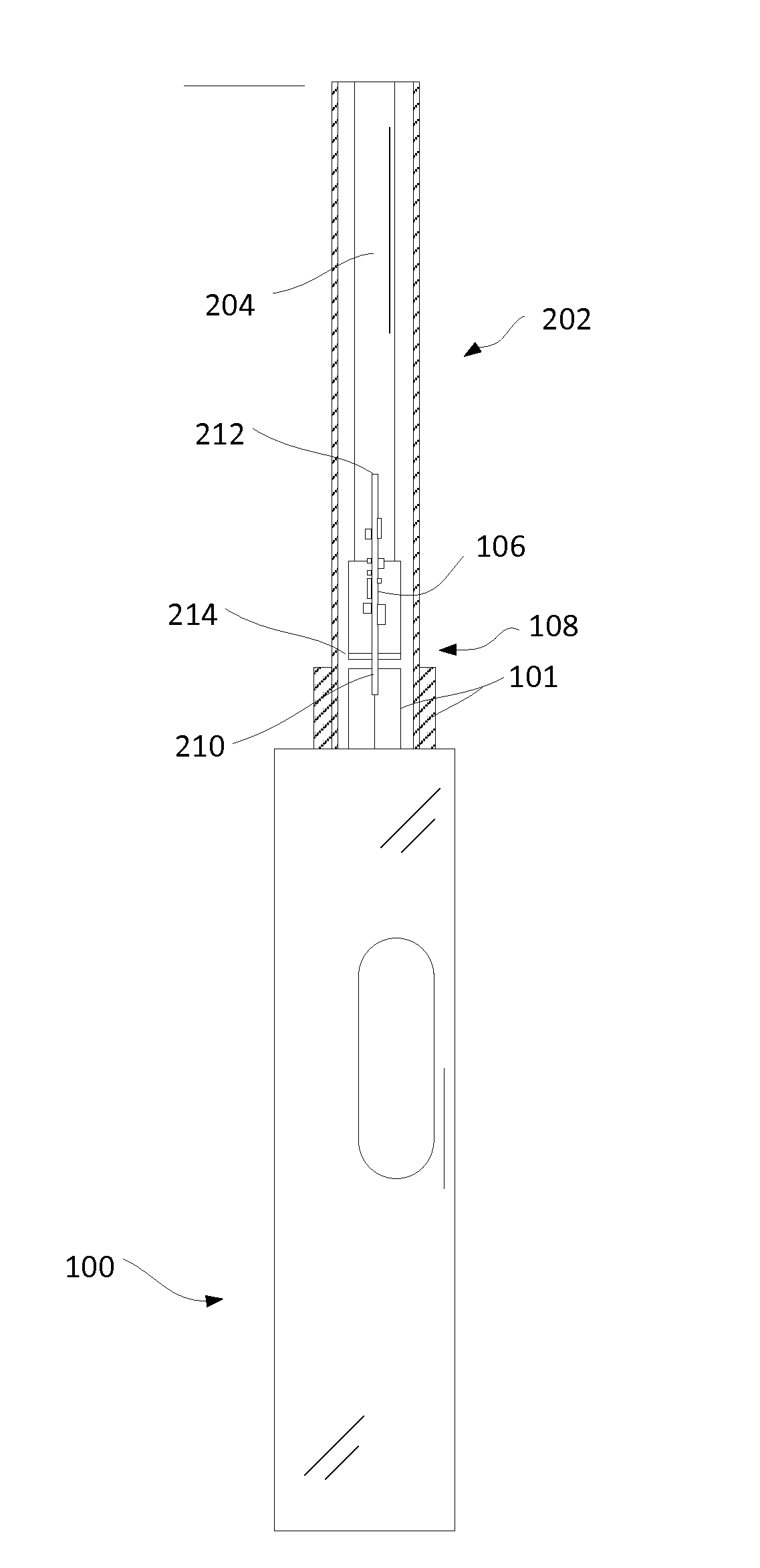 Orthogonal feed technique to recover spatial volume used for antenna matching