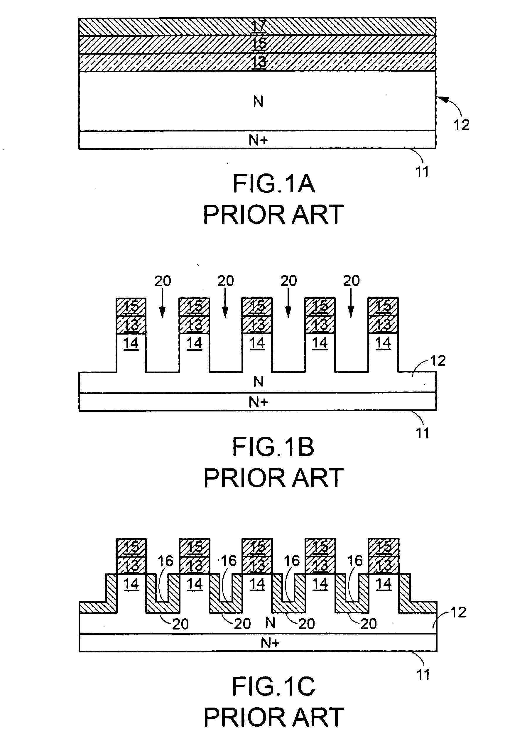 Mos p-n junction schottky diode device and method for manufacturing the same