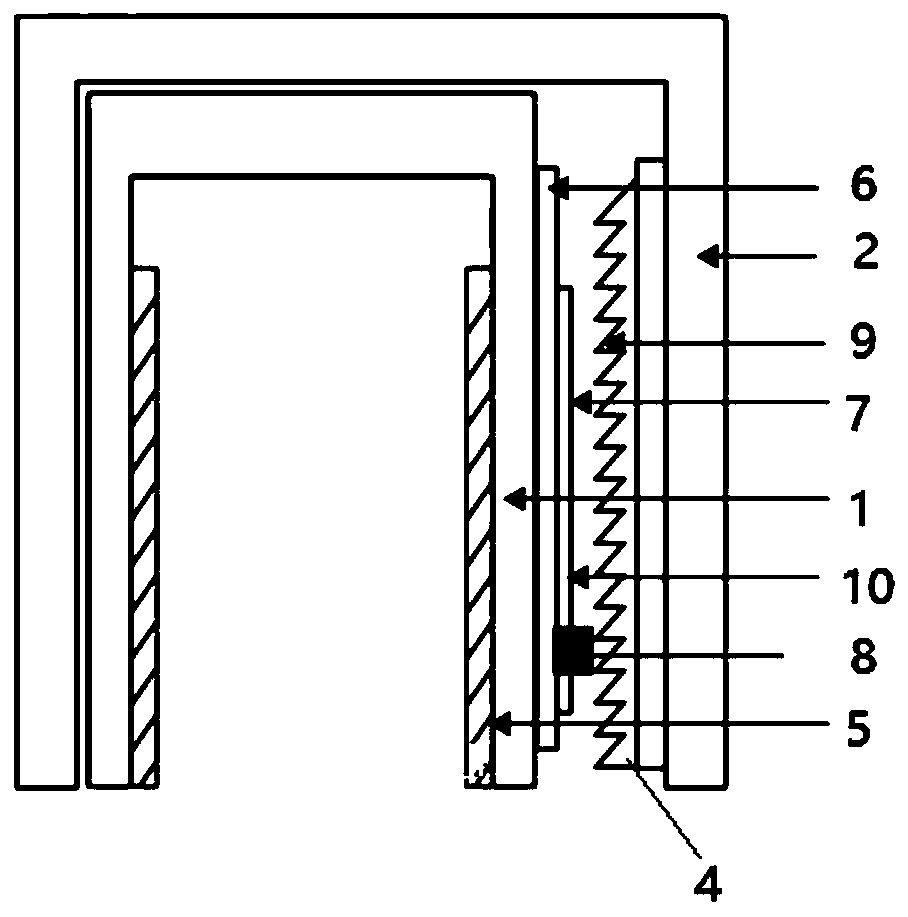 Sealing device capable of being destroyed once RFID radio frequency chip is opened