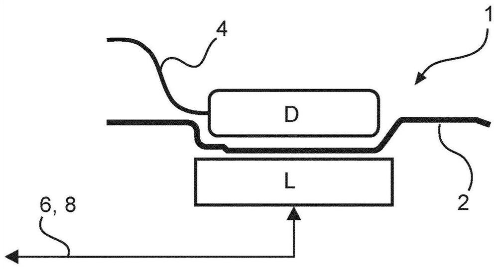 Connector providing a connection through a flexible barrier