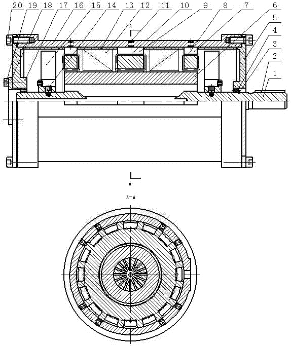 Magnetic fusion motor