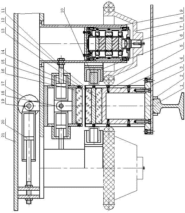 Magnetic fusion motor