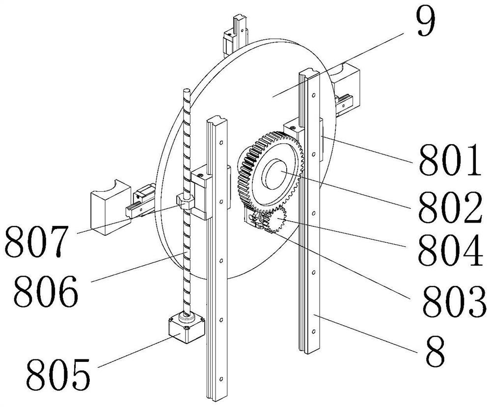 A welding mechanism for construction engineering pipeline flanges