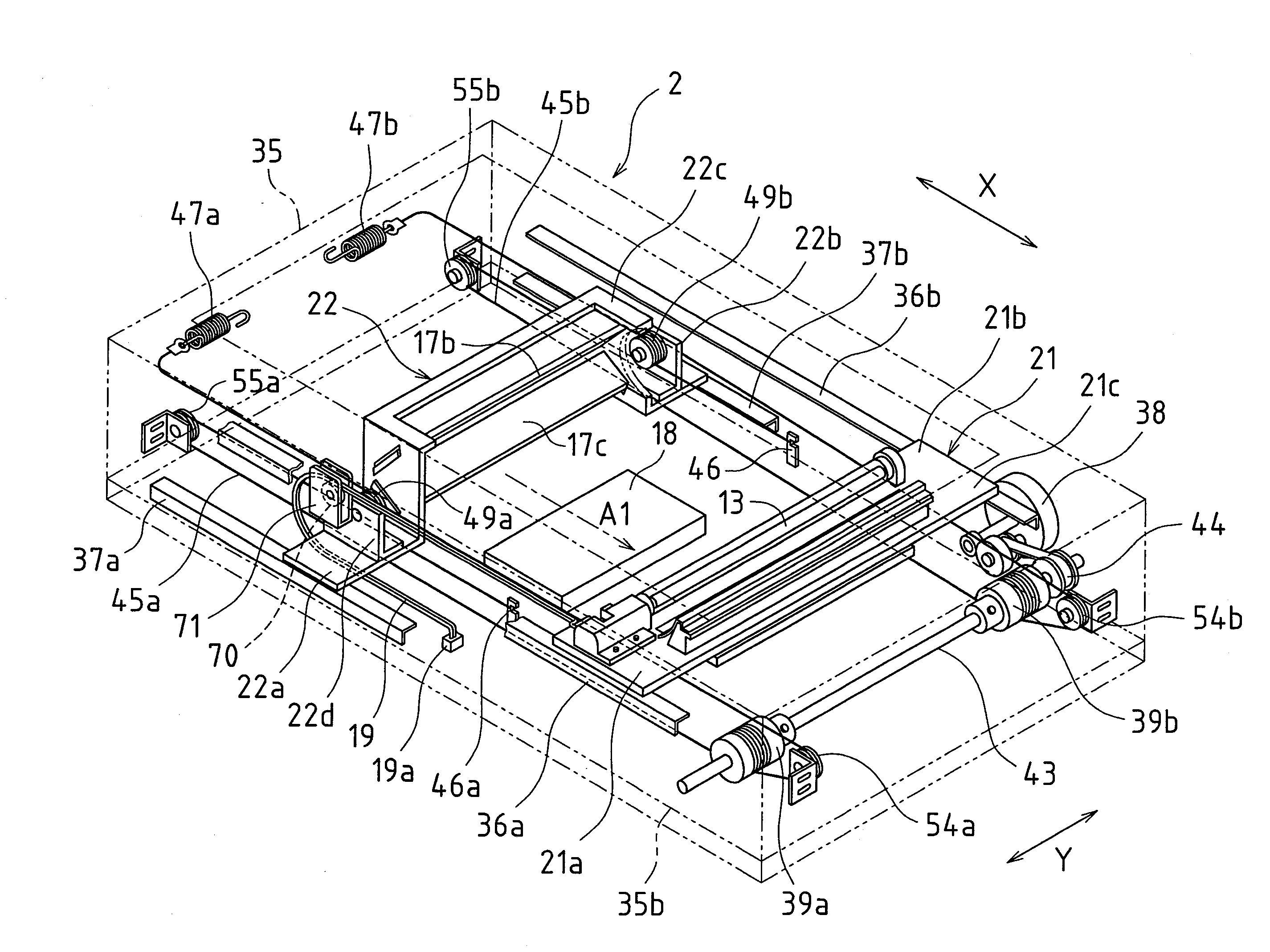 Structure supporting distribution cable of document reading apparatus