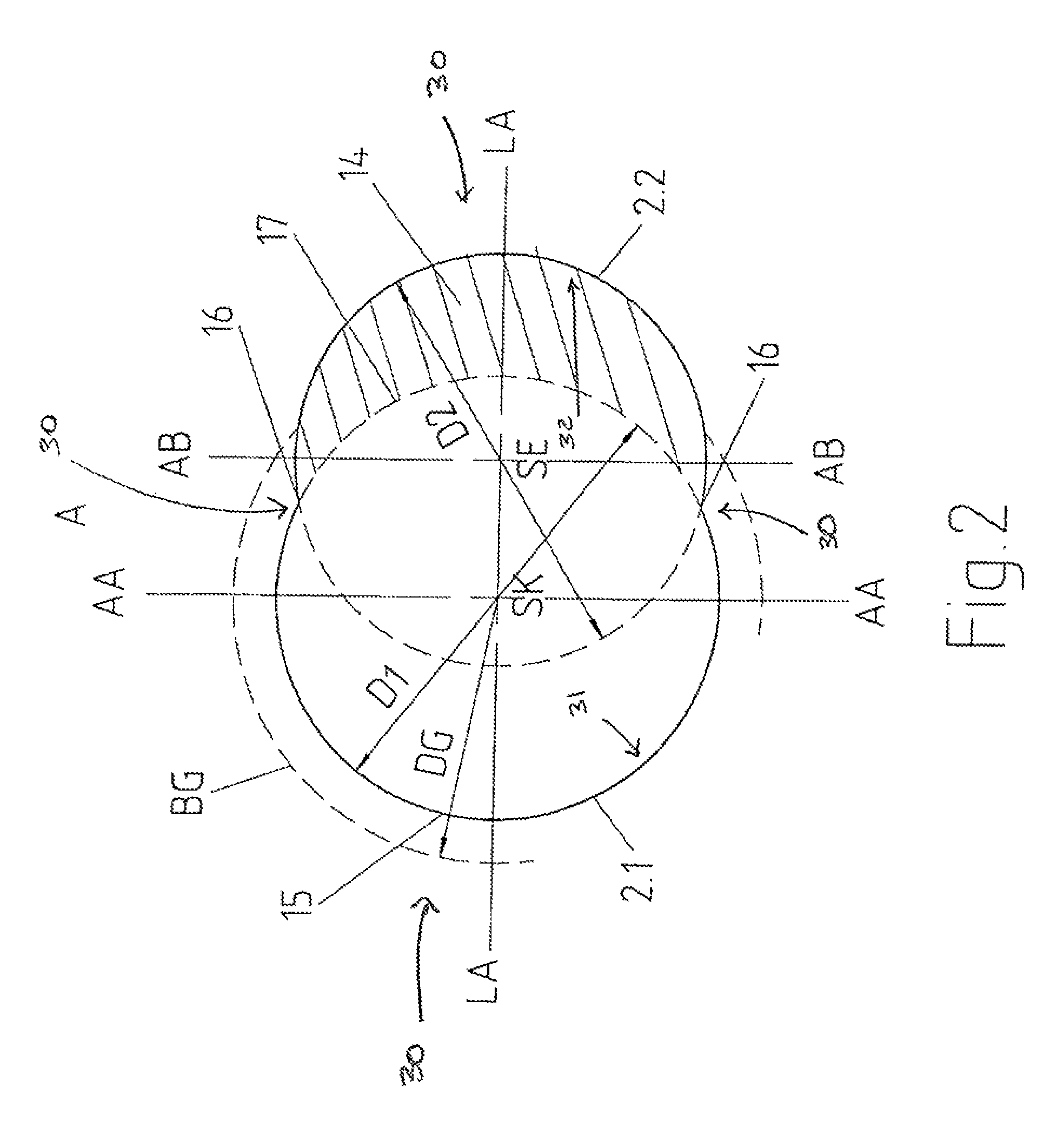 Apparatus for the constant-angle fixation and compression of a fracture or osteotomy of a bone