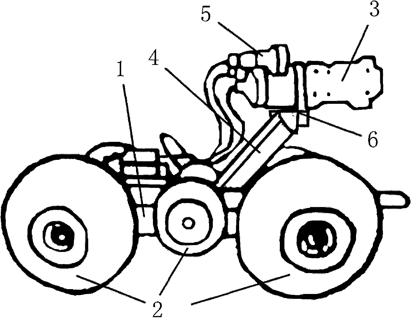 Automatic crawling trolley for detection in pipeline