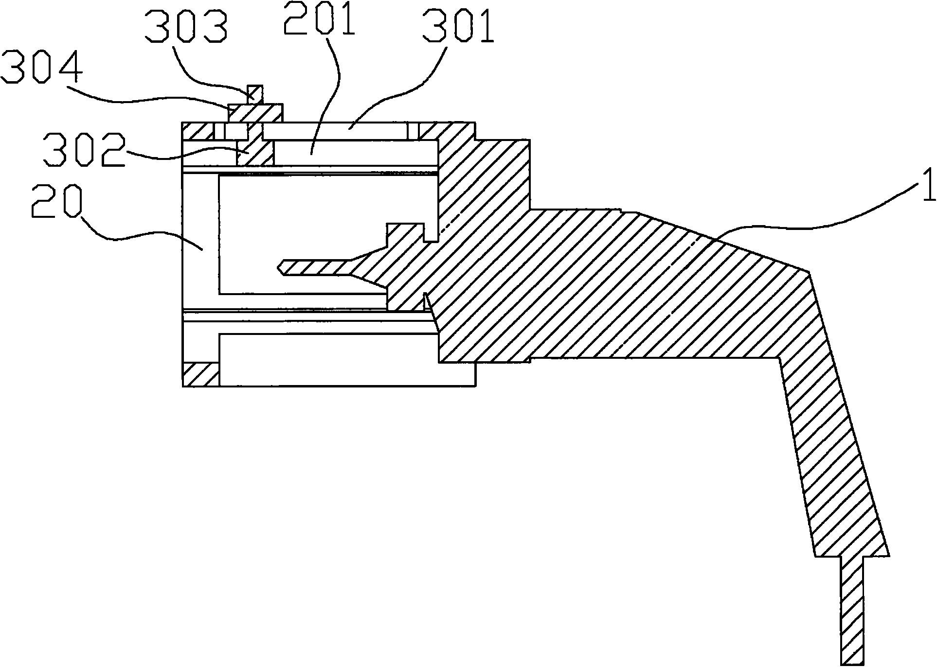 Pistol drill perpendicularity guiding device