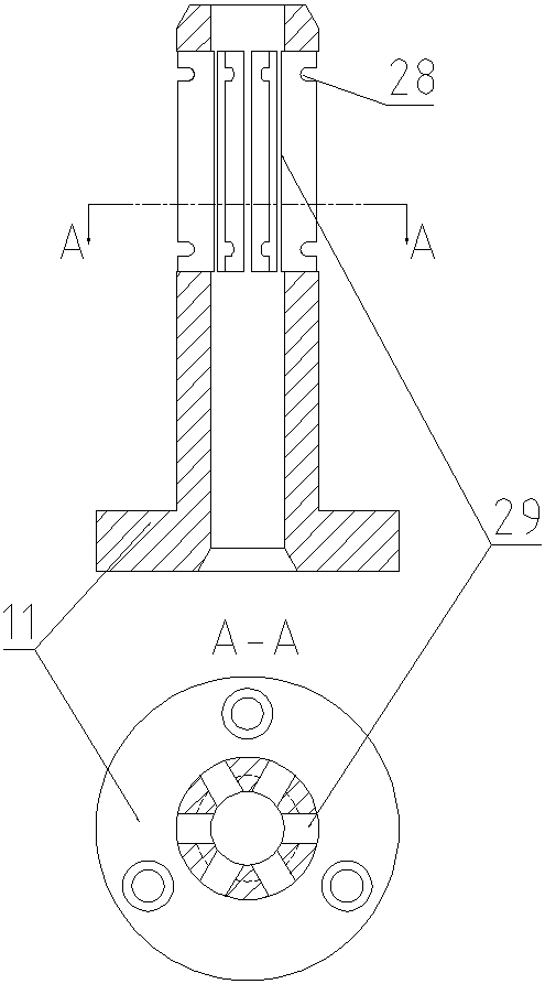 Vehicle shock absorber working cylinder expanding tool