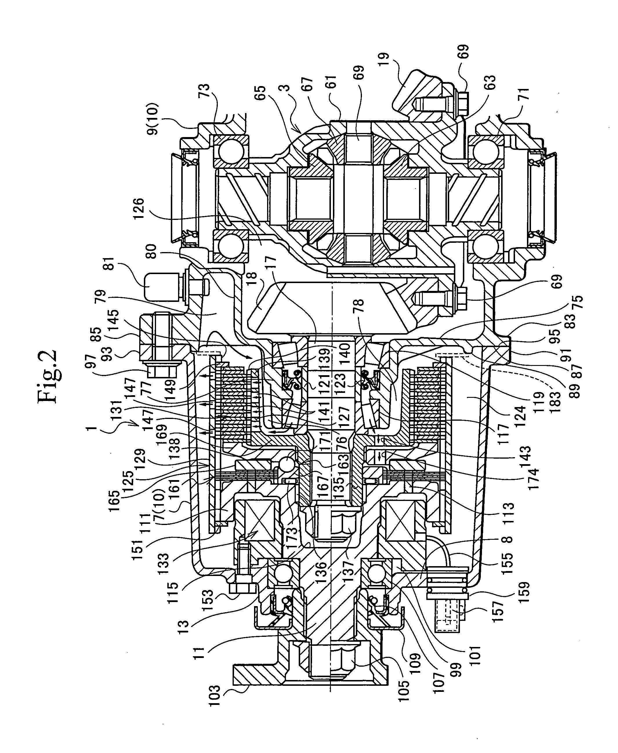 Torque transmission apparatus and case structure