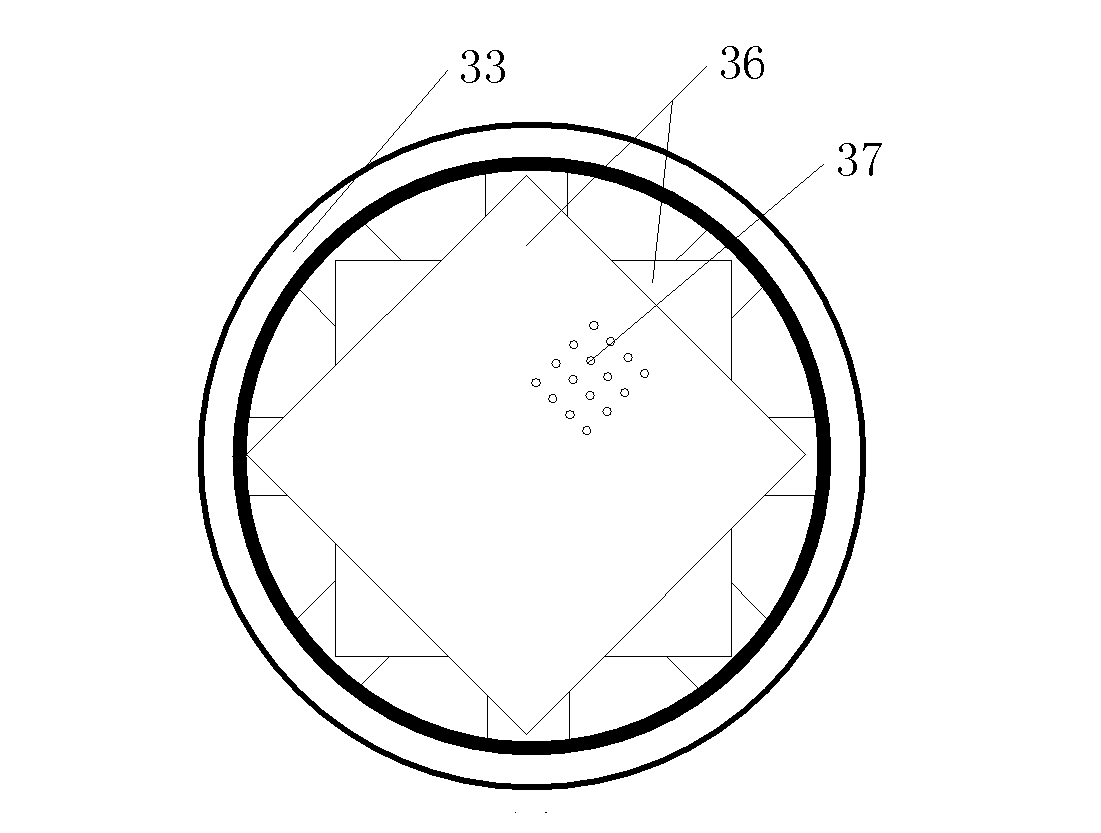 Technical device for recycling tail gas and residual heat during production of active carbon with phosphoric acid method