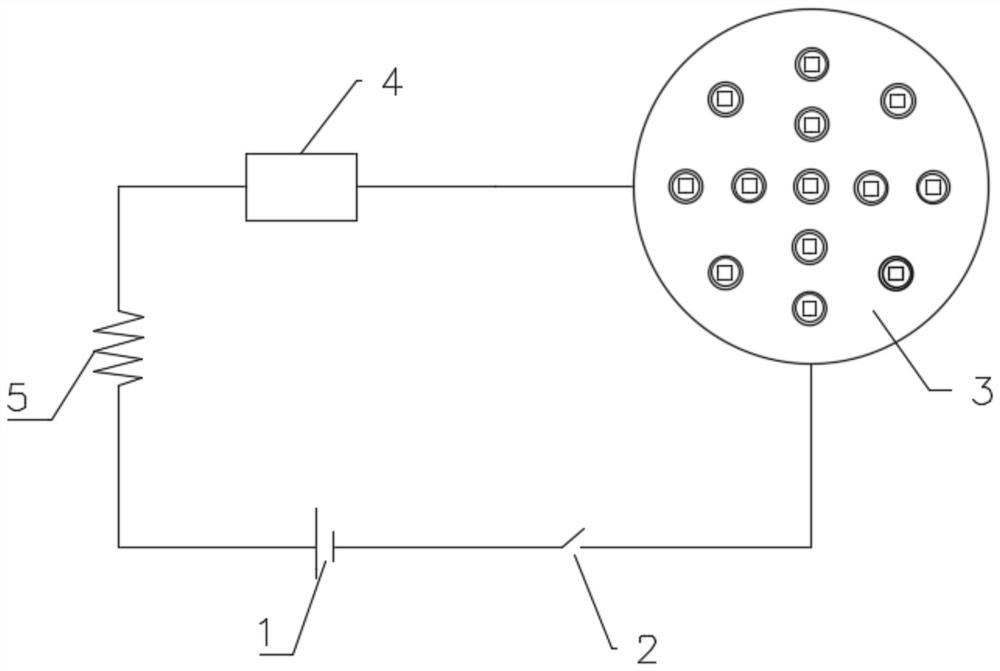 System for detecting molten salt leakage of photo-thermal power generation and heat storage device by utilizing electrode plates