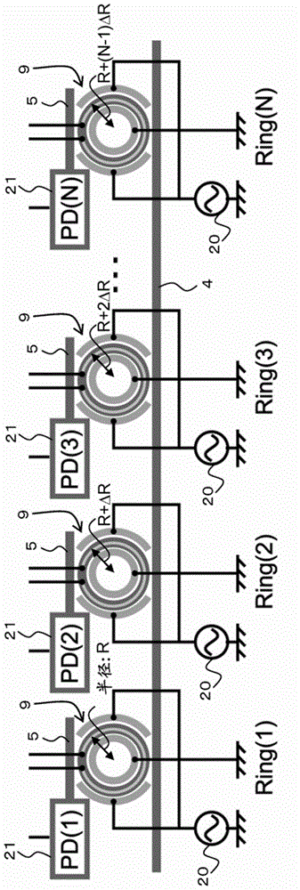 Optical resonator apparatus, optical transmitter and controlling method for optical resonator
