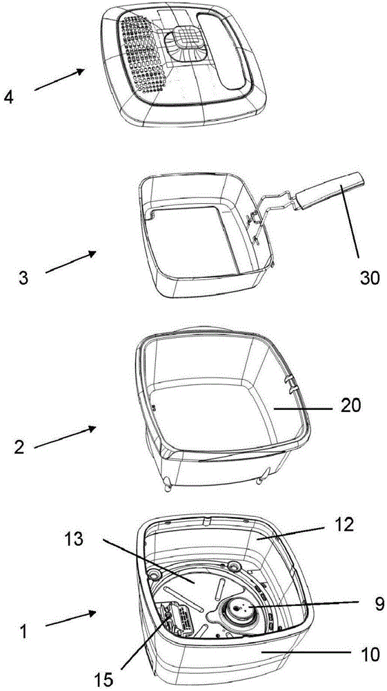 Electric cooking appliance including cooking support removably arranged on casing