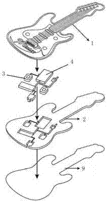 Suspensible sounding sticker