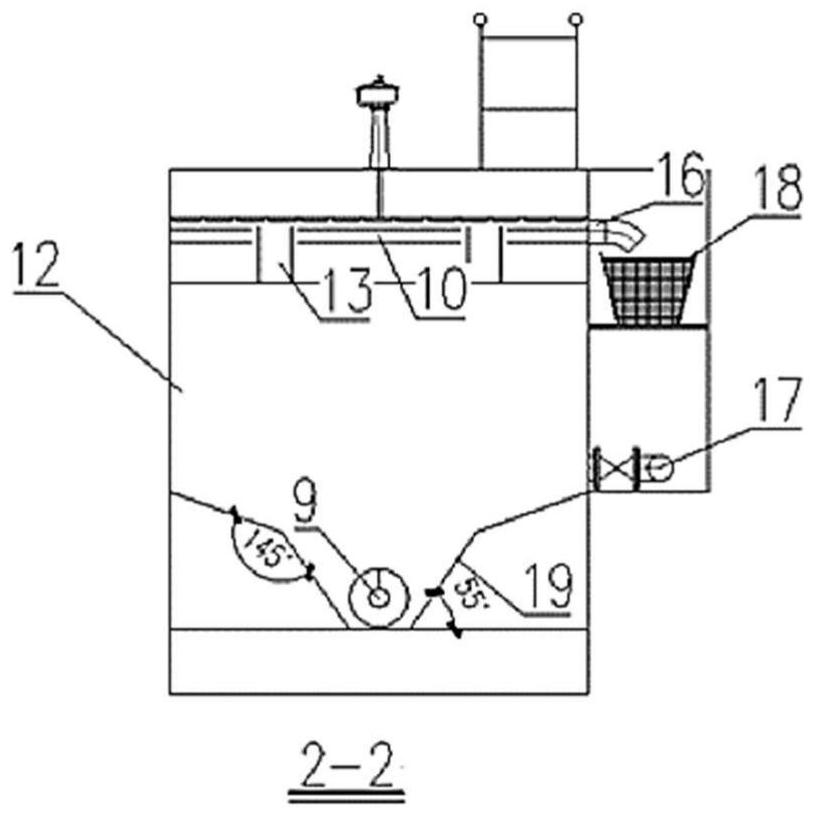 High-turbidity water treatment device and sewage treatment system