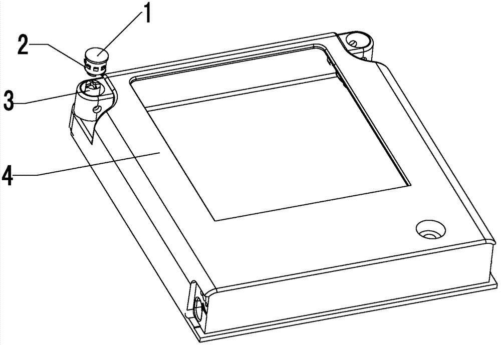 Electric energy meter theft prevention sealing structure