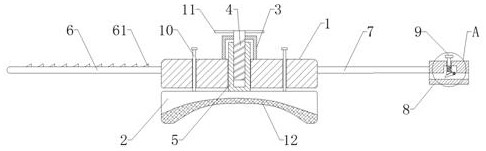 Special postpartum rehabilitation pressing device for obstetrics and gynecology department and using method of special postpartum rehabilitation pressing device