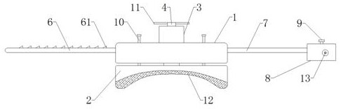 Special postpartum rehabilitation pressing device for obstetrics and gynecology department and using method of special postpartum rehabilitation pressing device