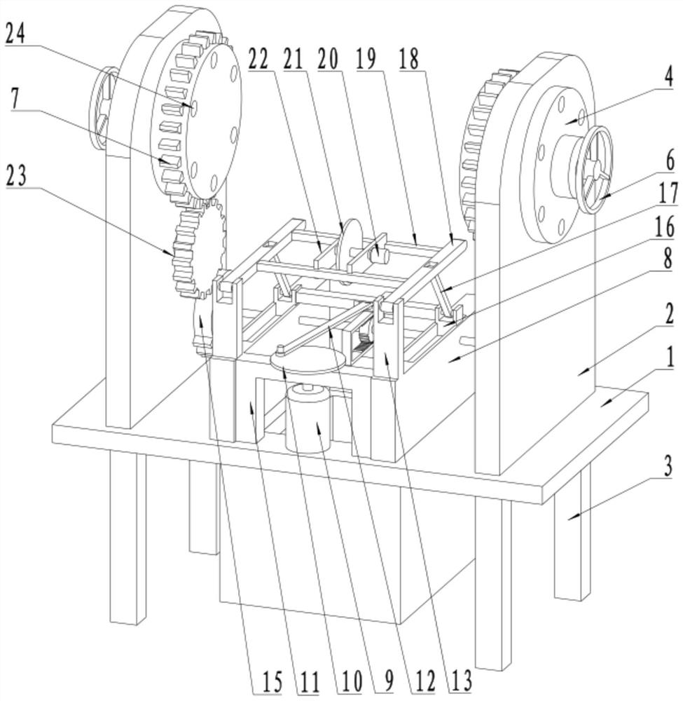 Steel bar cutting device for building field