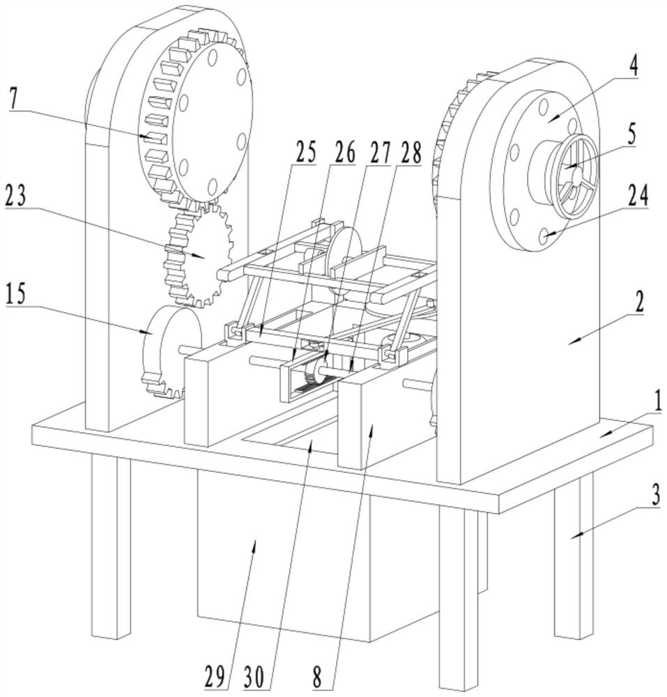 Steel bar cutting device for building field