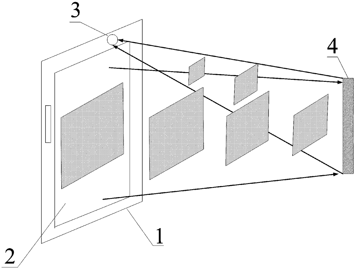 Computing associated imaging method via mobile phone