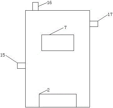 Reverse-burning bio-straw briquette heating and cooking dual-purpose furnace