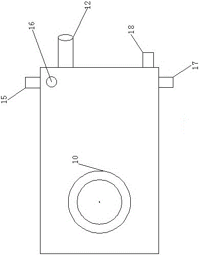 Reverse-burning bio-straw briquette heating and cooking dual-purpose furnace