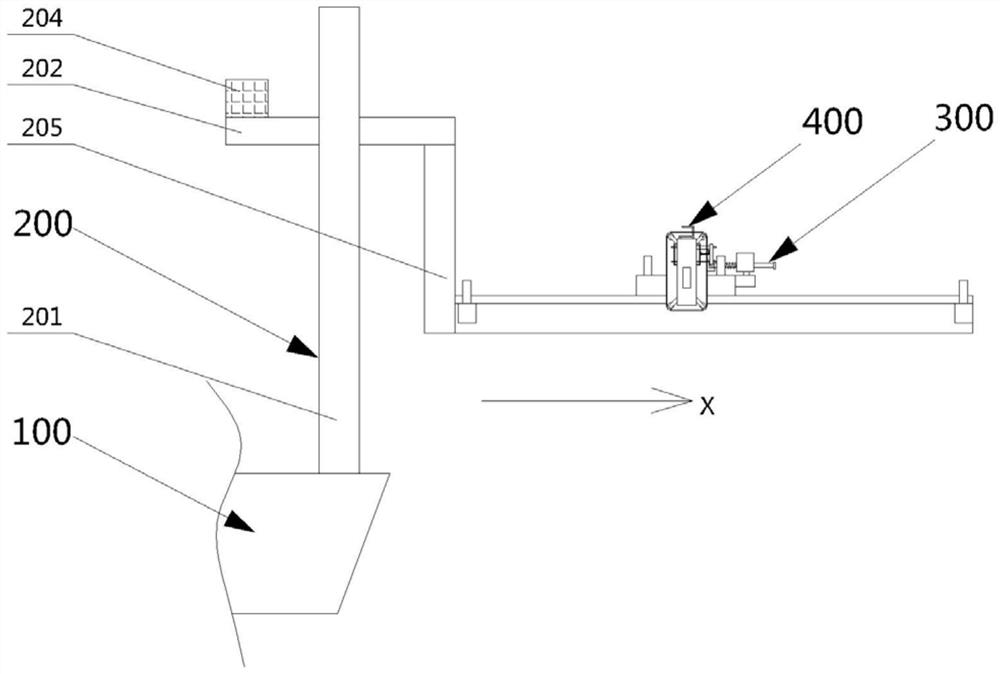 A marine oil pollution cleaning structure and cleaning method