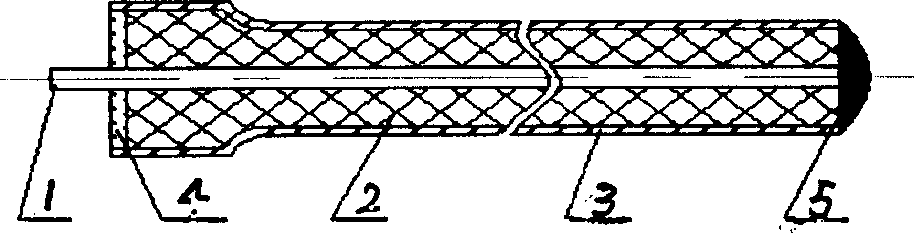 Current-limiting armoured heating cable and element