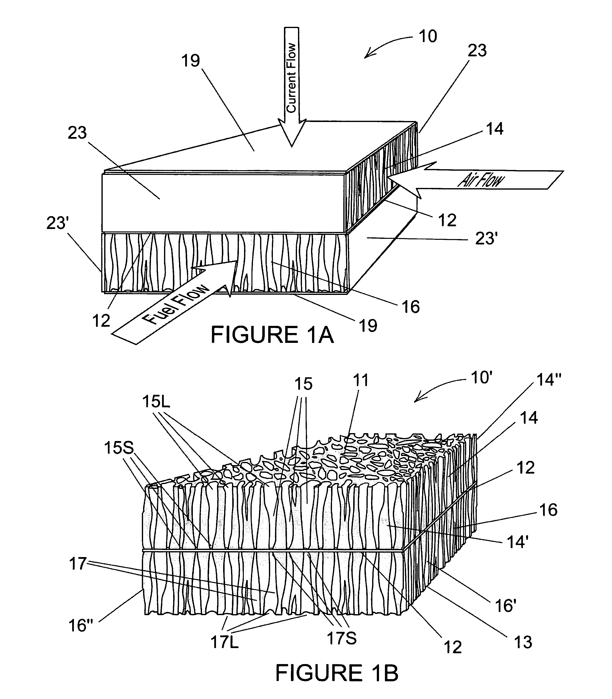 Symmetrical, bi-electrode supported solid oxide fuel cell
