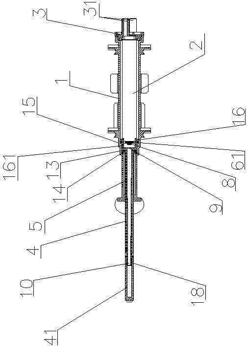 Nozzle device for toilet