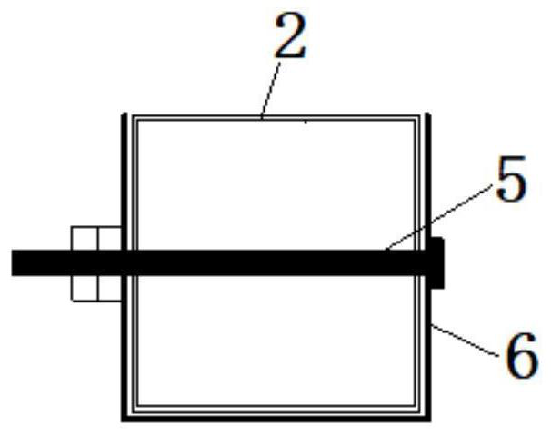 Hanging basket fixing device and method on steel structure frame beam