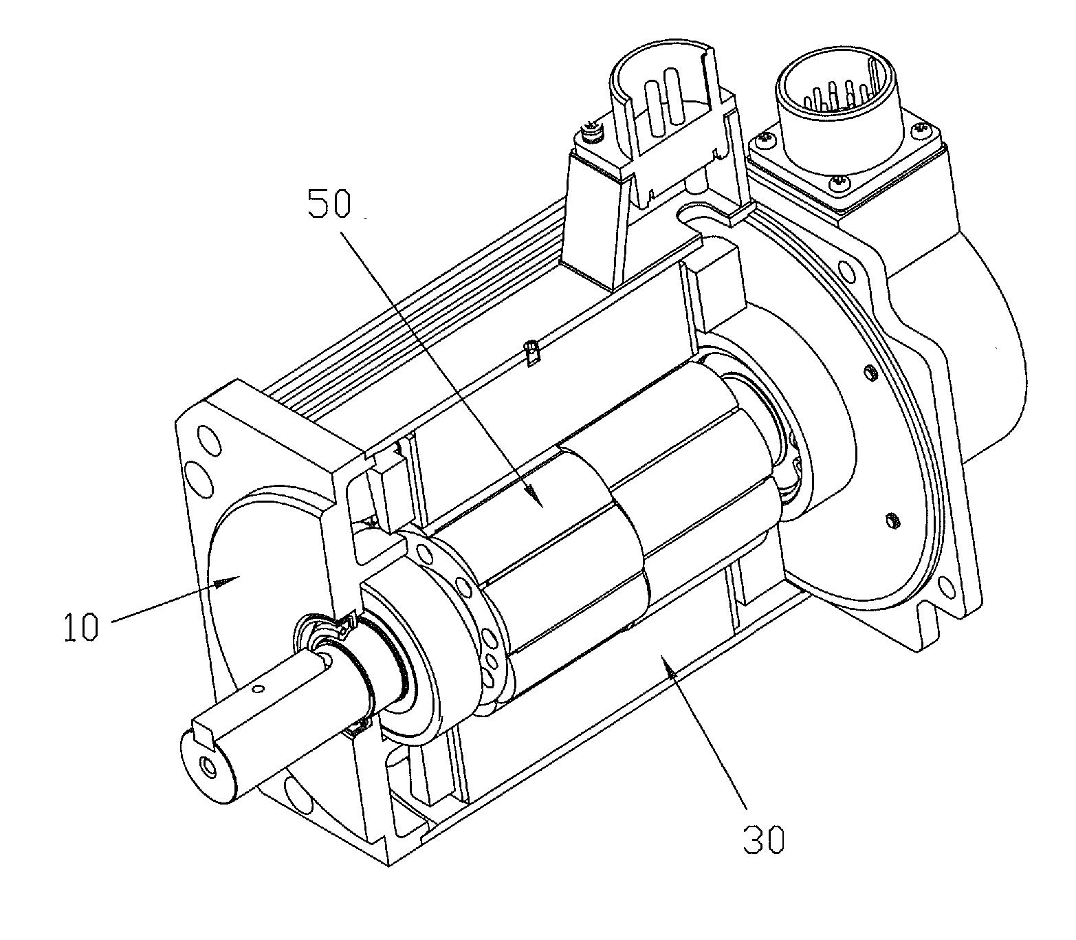 Servo motor and rotor thereof