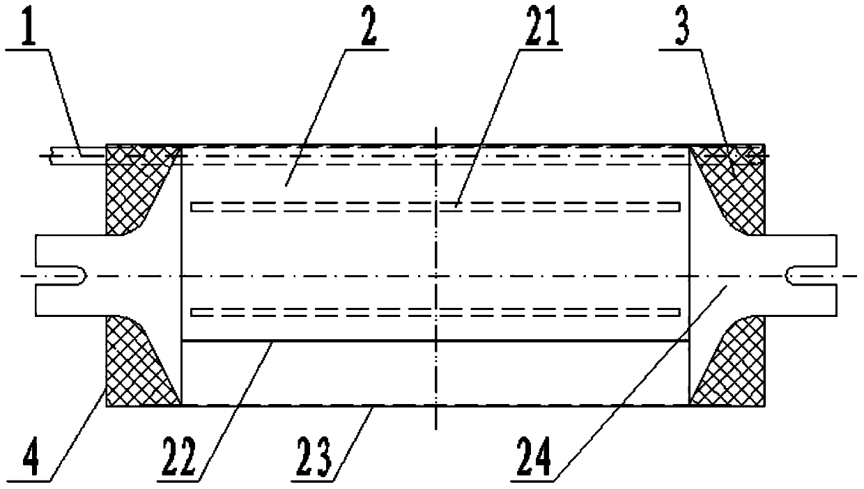 Platinum channel device for basalt fiber production