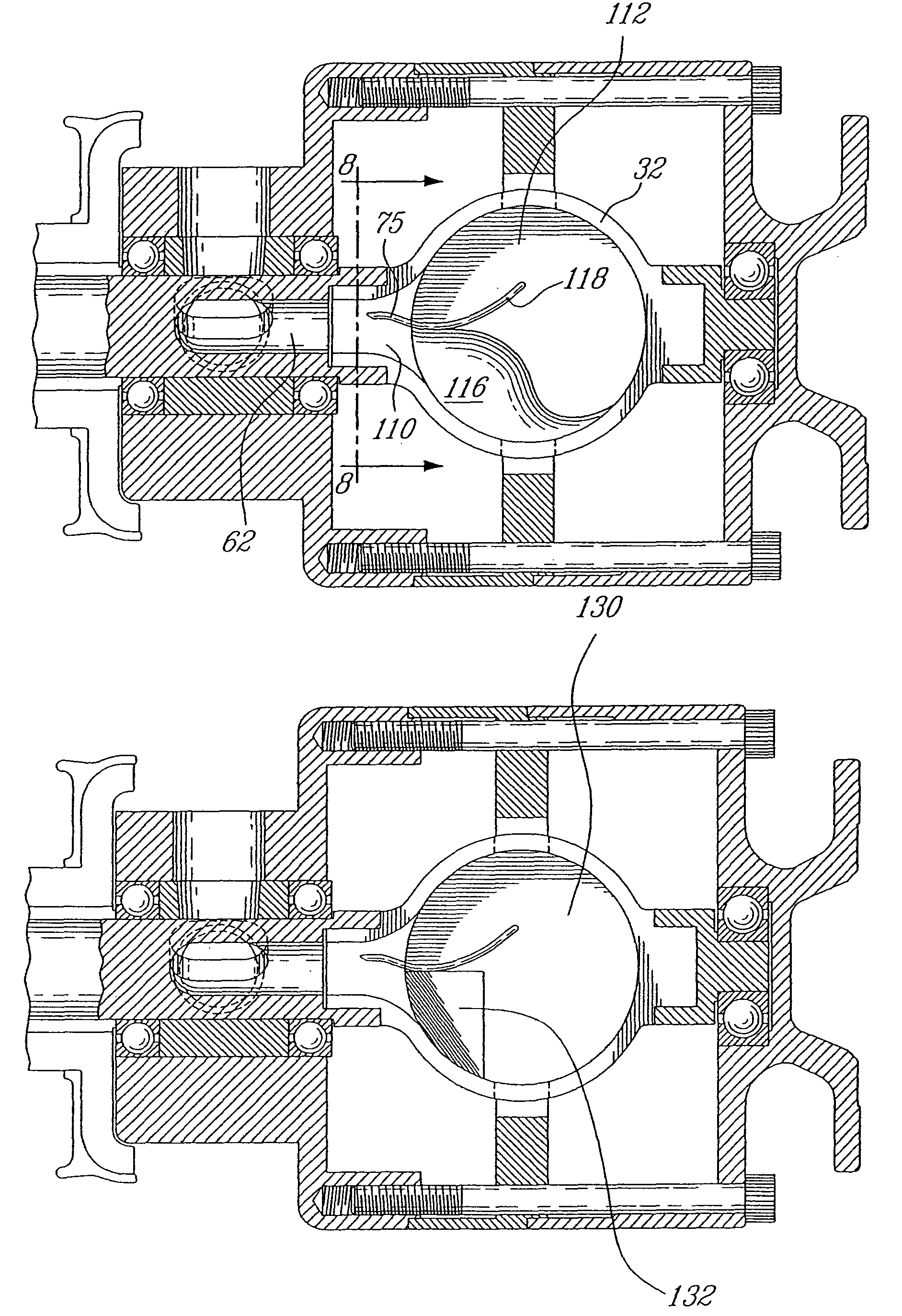 Internal combustion engine/hydraulic motor/fluid pump provided with opposite pistons