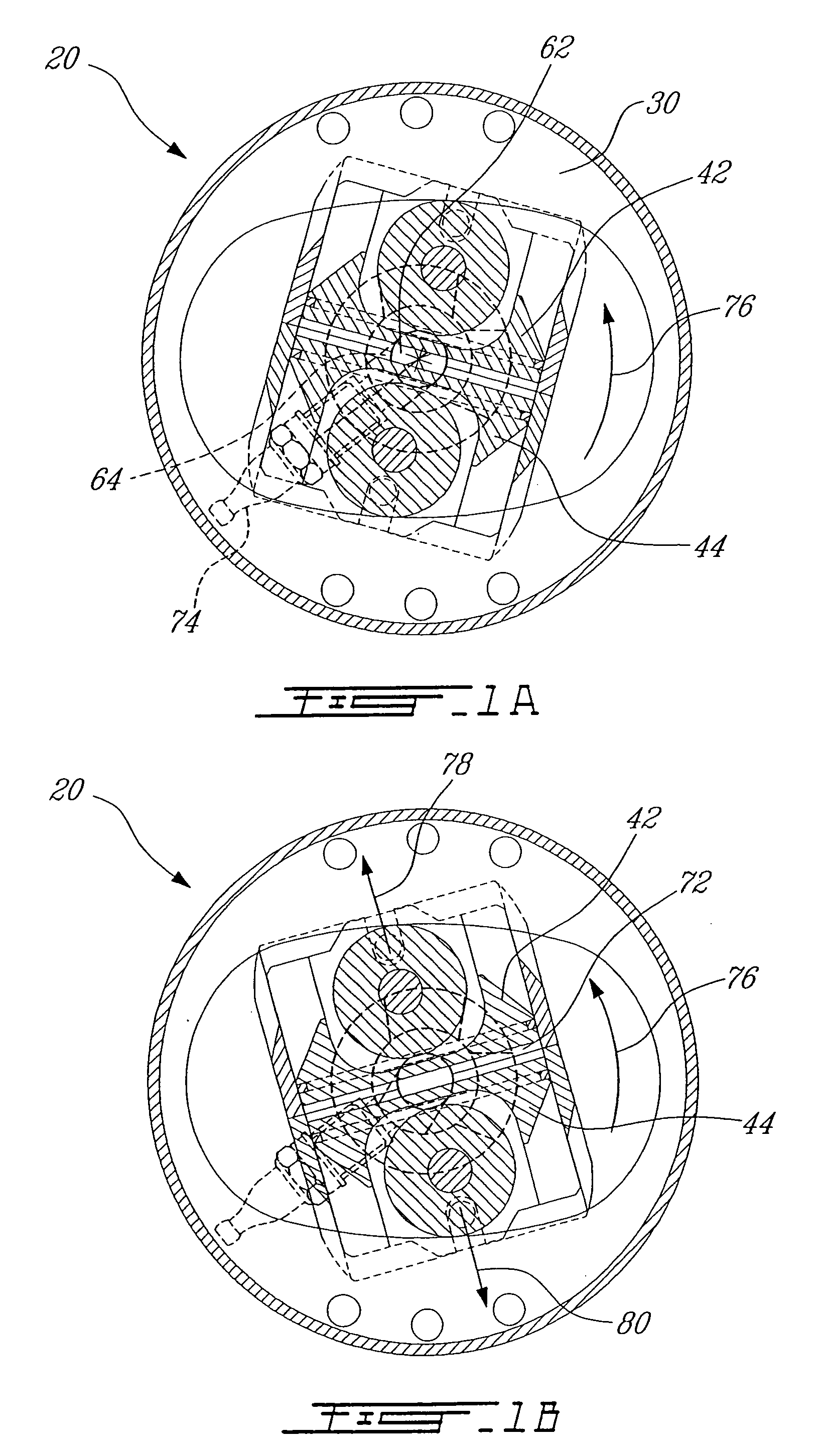 Internal combustion engine/hydraulic motor/fluid pump provided with opposite pistons