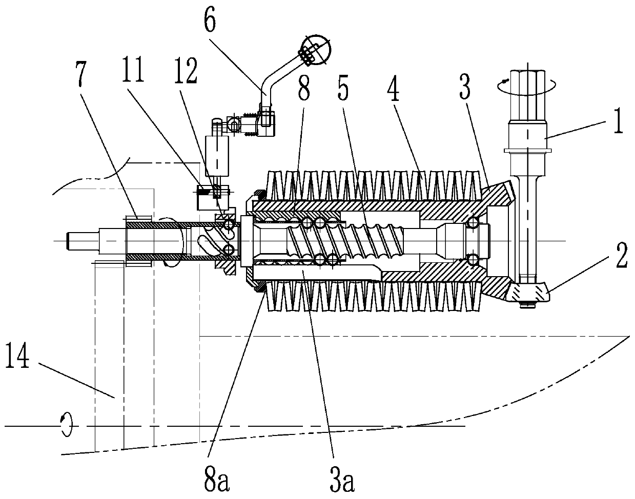 Spring motor with inspection function and inspection method