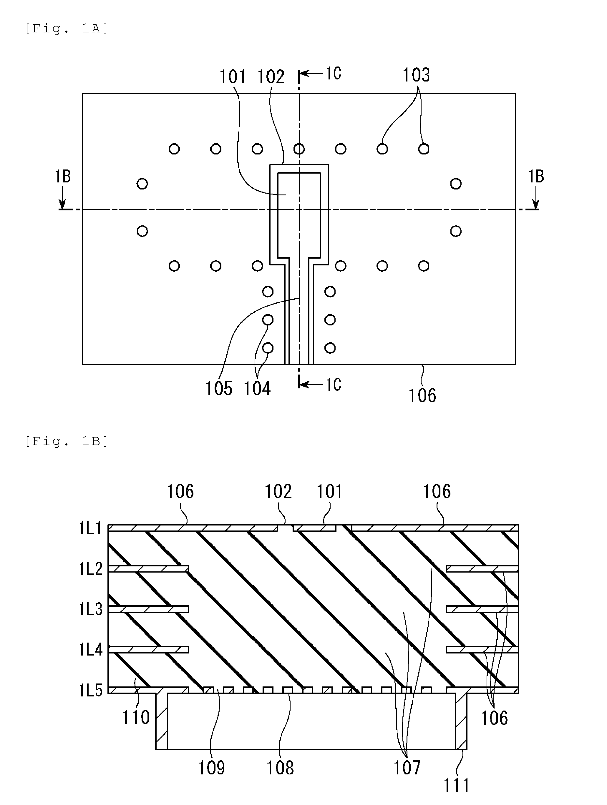 Wideband transition between a planar transmission line and a waveguide
