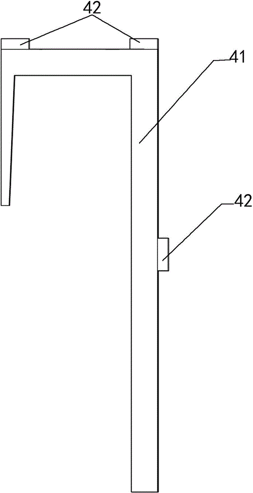 Method for limiting and mounting curtain wall pre-embedded part and mounting die used for method